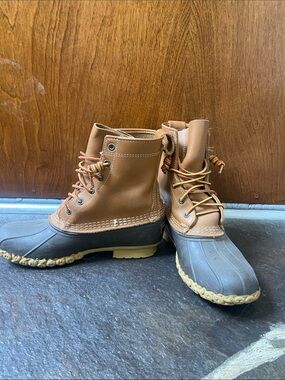 Women’s LLbean Waterproof Bean Boots - Lace-Up Outdoor Shoes